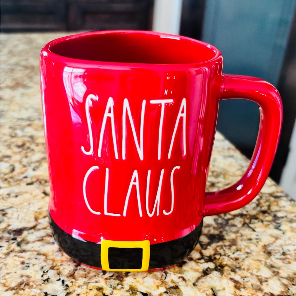 Rae Dunn Red Santa Claus Holiday Mug